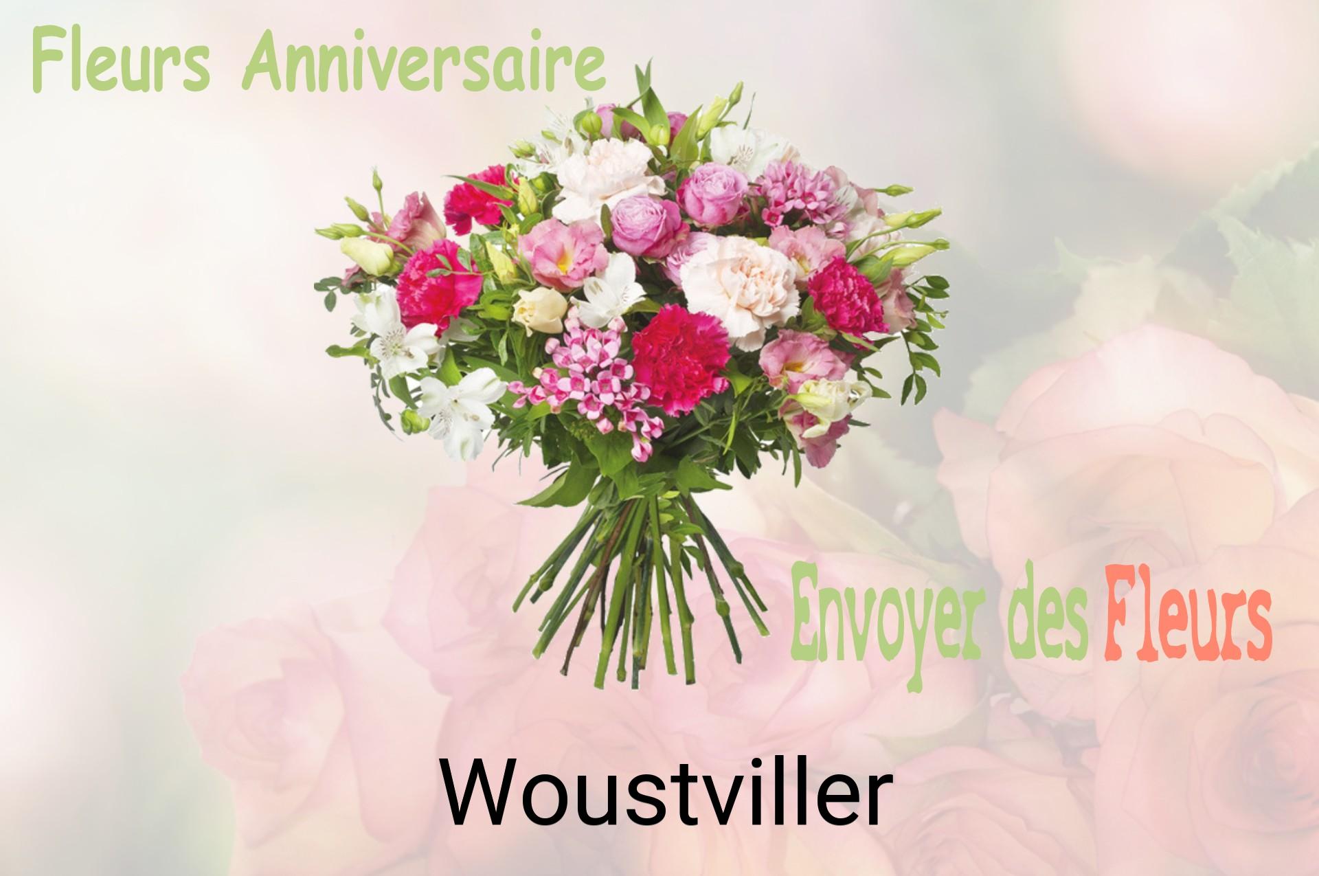 Bouquet de fleurs d’anniversaire livré à Woustviller